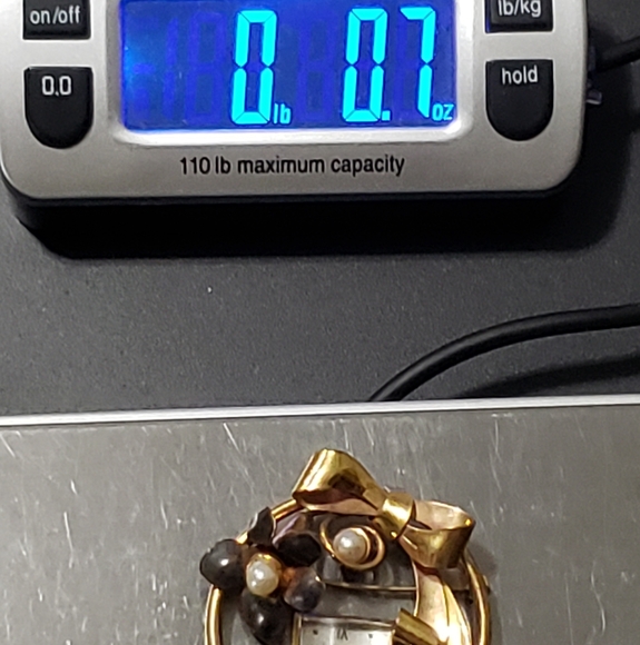 Royce Swiss Vintage Mechanical Self-Winding Watch Brooch Pin - Picture 11 of 11